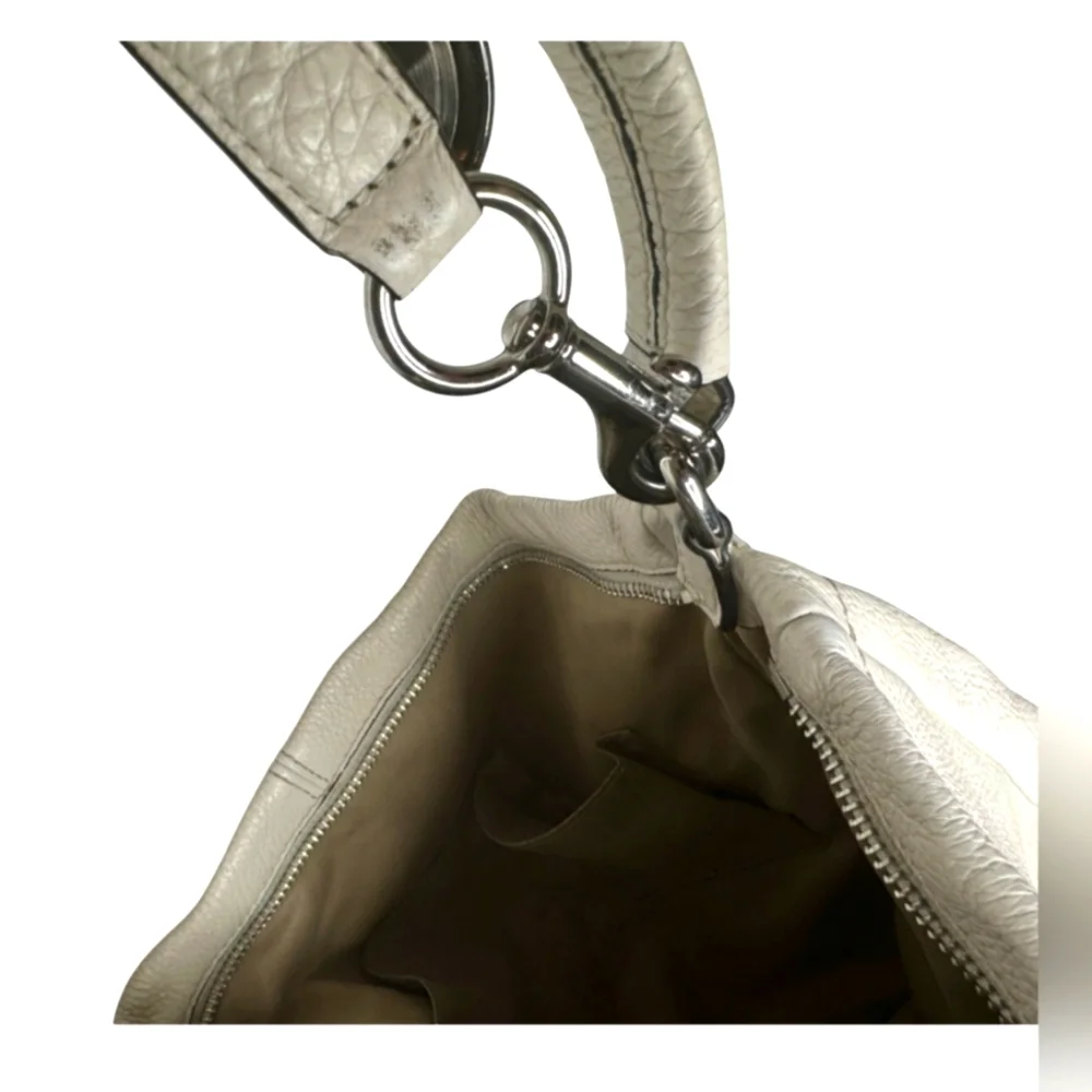 Coach Creme White Shoulder Crossbody Hobo Style Large Bag Previously Lov… - Picture 14 of 15